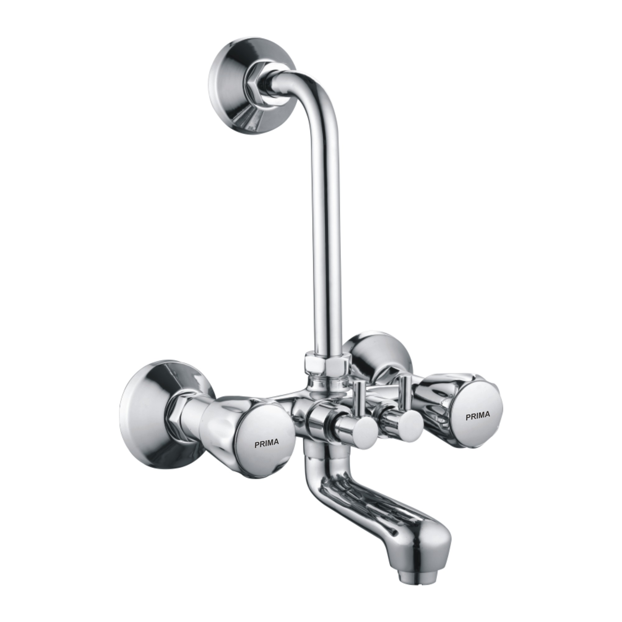 C.P Wall Mixer  Telephonic With L Bend  Set